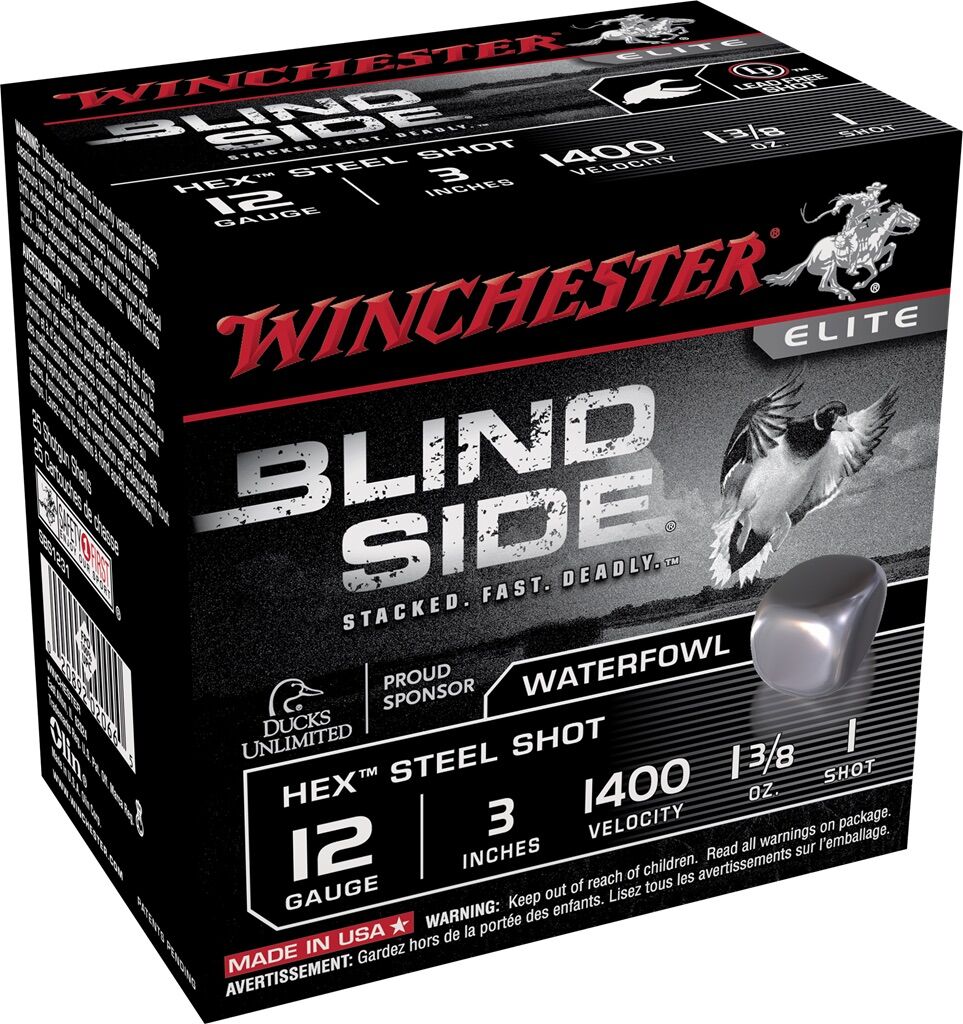 12 Gauge 3" Blind Side 1 Shot Waterfowl Shells