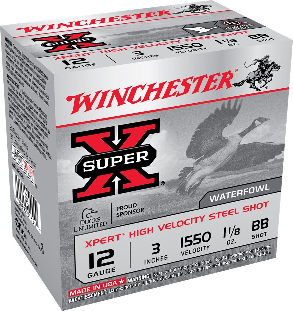 12 Gauge 3" Super-X BB Shot Waterfowl Shells