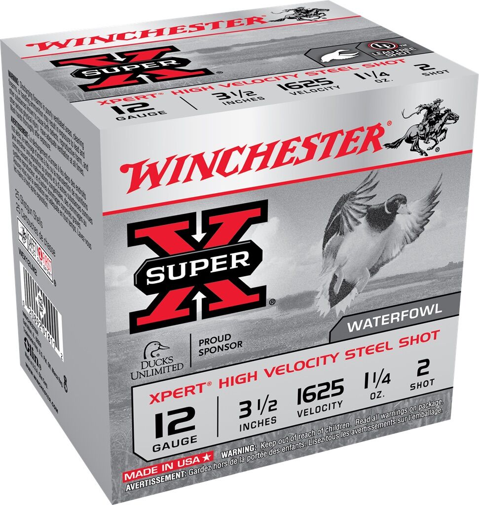 12 Gauge 3.5" Super-X 2 Shot Waterfowl Shells