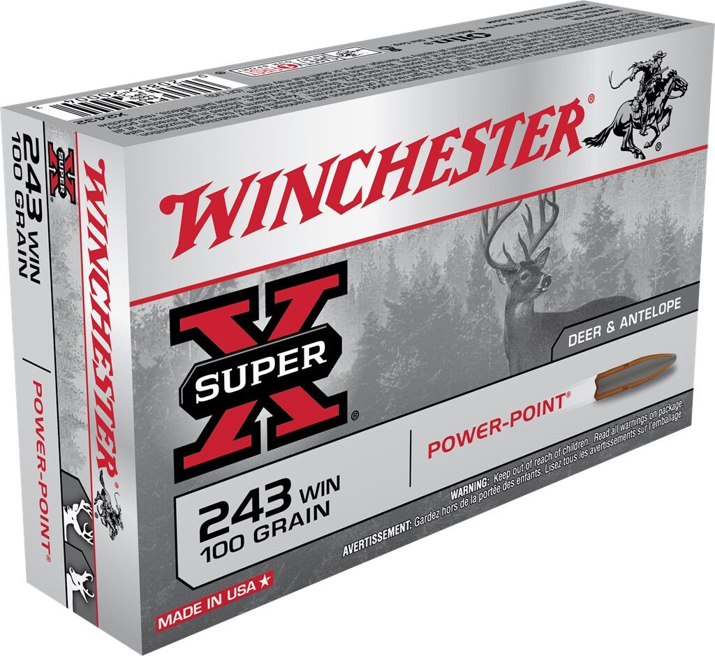 243 Win Super-X 100 Grain Deer and Antelope